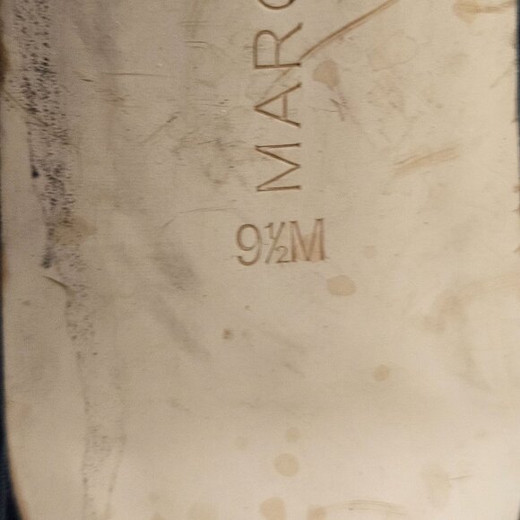 Marc Fisher Heels Womens Size 9.5M Black Stiletto Sandals Strappy Dress Shoes - Picture 7 of 8